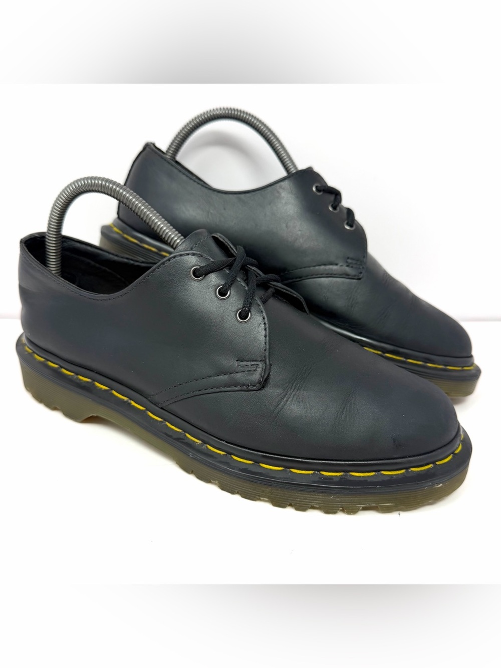 Dr. Martens 1461 SR Slip Resistant Black Leather Oxfords Shoes Men 7 Women 8 39